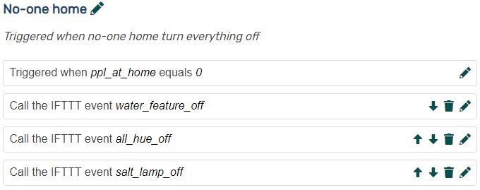 Sequence to trigger steps when no-one is home Sequence to trigger steps when no-one is home